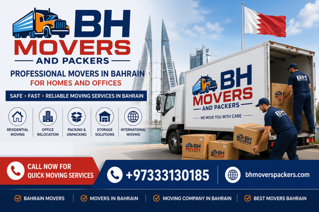 BH Movers and Packers professional movers in Bahrain providing reliable and affordable moving services